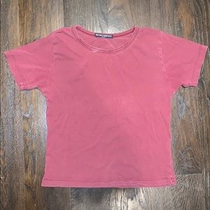 Brandy Melville Dusty Red Tee